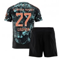 Camiseta Bayern Munich Konrad Laimer #27 Segunda Equipación Replica 2024-25 para niños mangas cortas (+ Pantalones cortos)